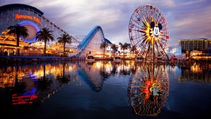 Disneyland Resort is divided into two separate theme parks, three hotels, and a shopping and entertainment district
