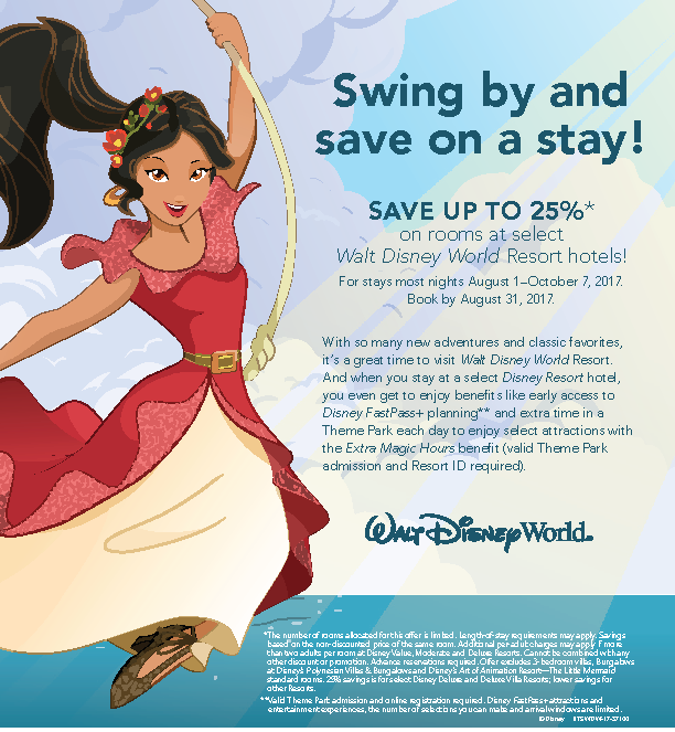 Save up to 25% on your room at Walt Disney World Resort this fall
